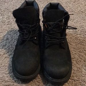Black kid timberlands